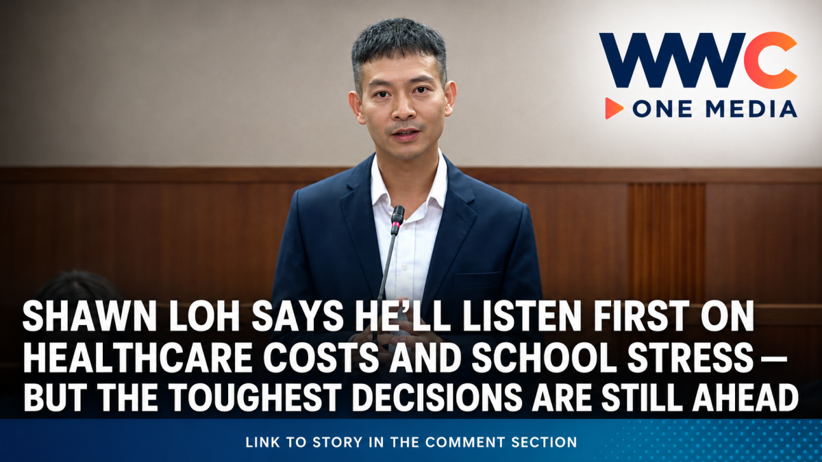 Shawn Loh Says He’ll Listen First on Healthcare Costs and School Stress — But the Toughest Decisions Are Still Ahead