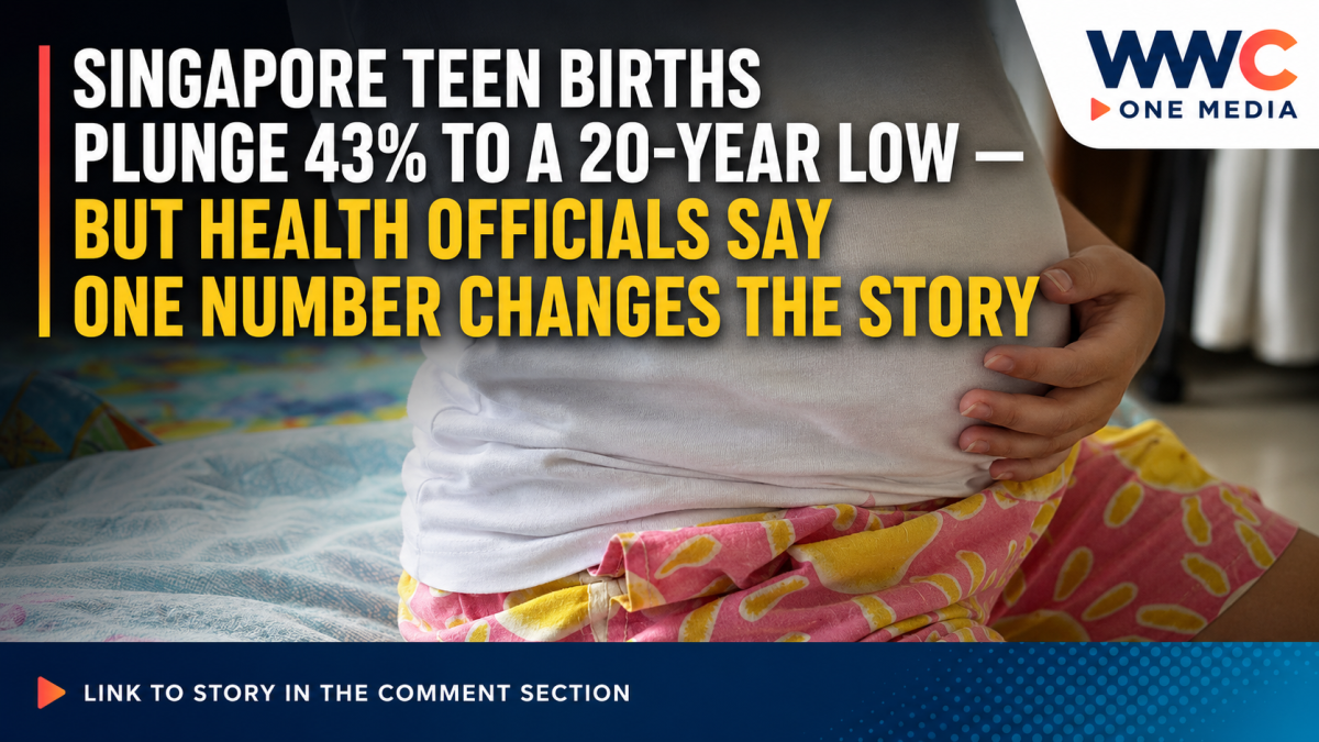 Singapore Teen Births Plunge 43% to a 20-Year Low — But Health Officials Say One Number Changes the Story