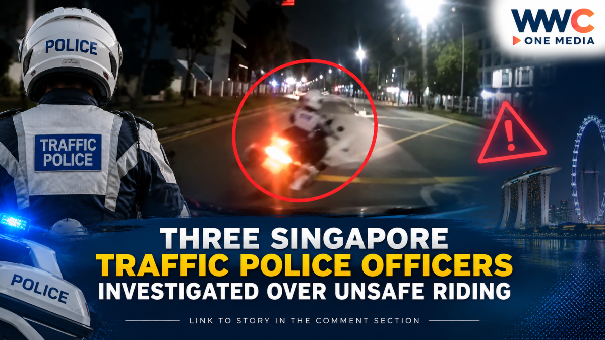 Three Singapore Traffic Police Officers Investigated Over Unsafe Riding