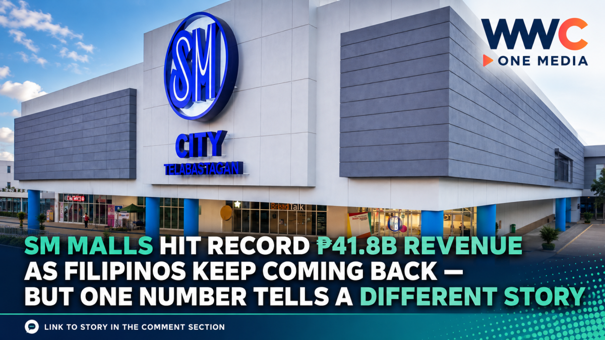 SM Malls Hit Record ₱41.8B Revenue as Filipinos Keep Coming Back — But One Number Tells a Different Story