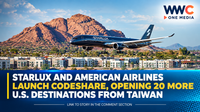 STARLUX and American Airlines Launch Codeshare, Opening 20 More U.S. Destinations From Taiwan