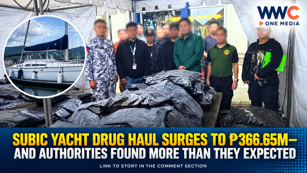 SUBIC YACHT DRUG HAUL SURGES TO ₱366.65M—AND AUTHORITIES FOUND MORE THAN THEY EXPECTED