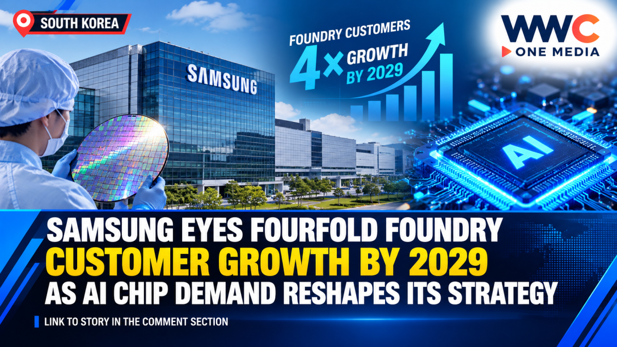 Samsung Eyes Fourfold Foundry Customer Growth by 2029 as AI Chip Demand Reshapes Its Strategy