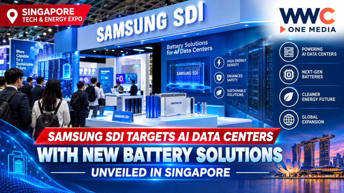 Samsung SDI Targets AI Data Centers With New Battery Solutions Unveiled in Singapore