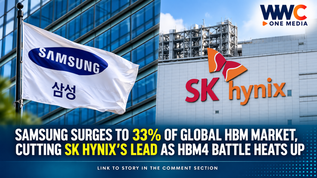Samsung Surges to 33% of Global HBM Market, Cutting SK Hynix’s Lead as HBM4 Battle Heats Up