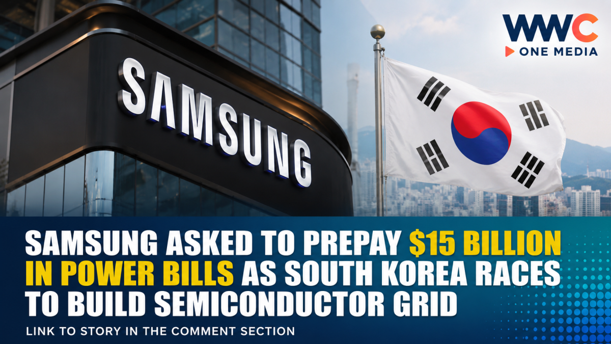 Samsung Asked to Prepay $15 Billion in Power Bills as South Korea Races to Build Semiconductor Grid