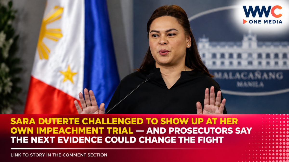 Sara Duterte Challenged to Show Up at Her Own Impeachment Trial — And Prosecutors Say the Next Evidence Could Change the Fight