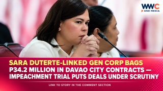 Sara Duterte-Linked GenCorp Bags P34.2 Million in Davao City Contracts — Impeachment Trial Puts Deals Under Scrutiny