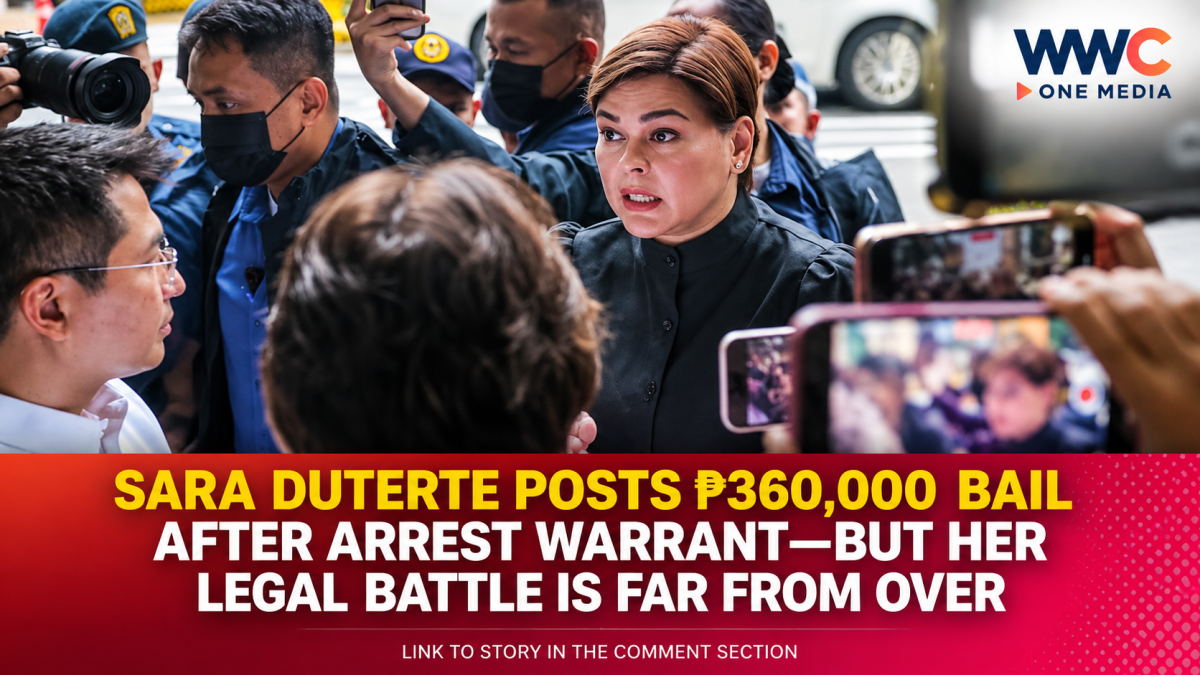 Sara Duterte Posts ₱360,000 Bail After Arrest Warrant—But Her Legal Battle Is Far From Over
