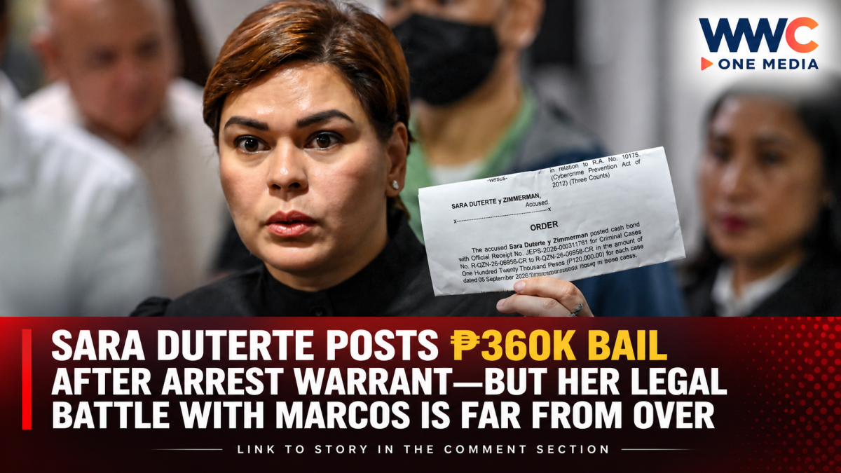 Sara Duterte Posts ₱360K Bail After Arrest Warrant—But Her Legal Battle With Marcos Is Far From Over