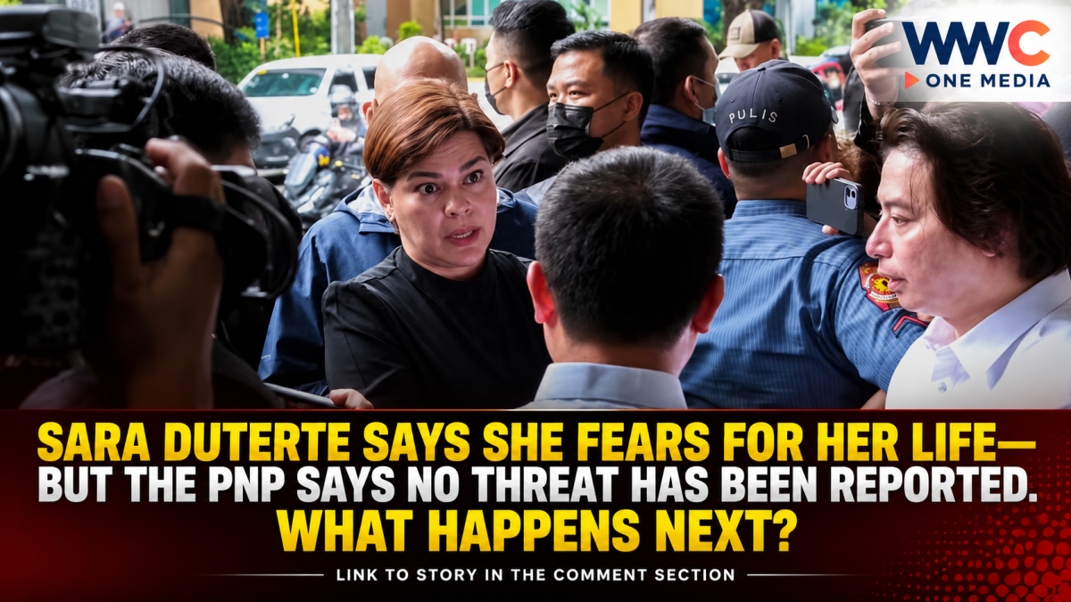 Sara Duterte Says She Fears for Her Life—But the PNP Says No Threat Has Been Reported. What Happens Next?