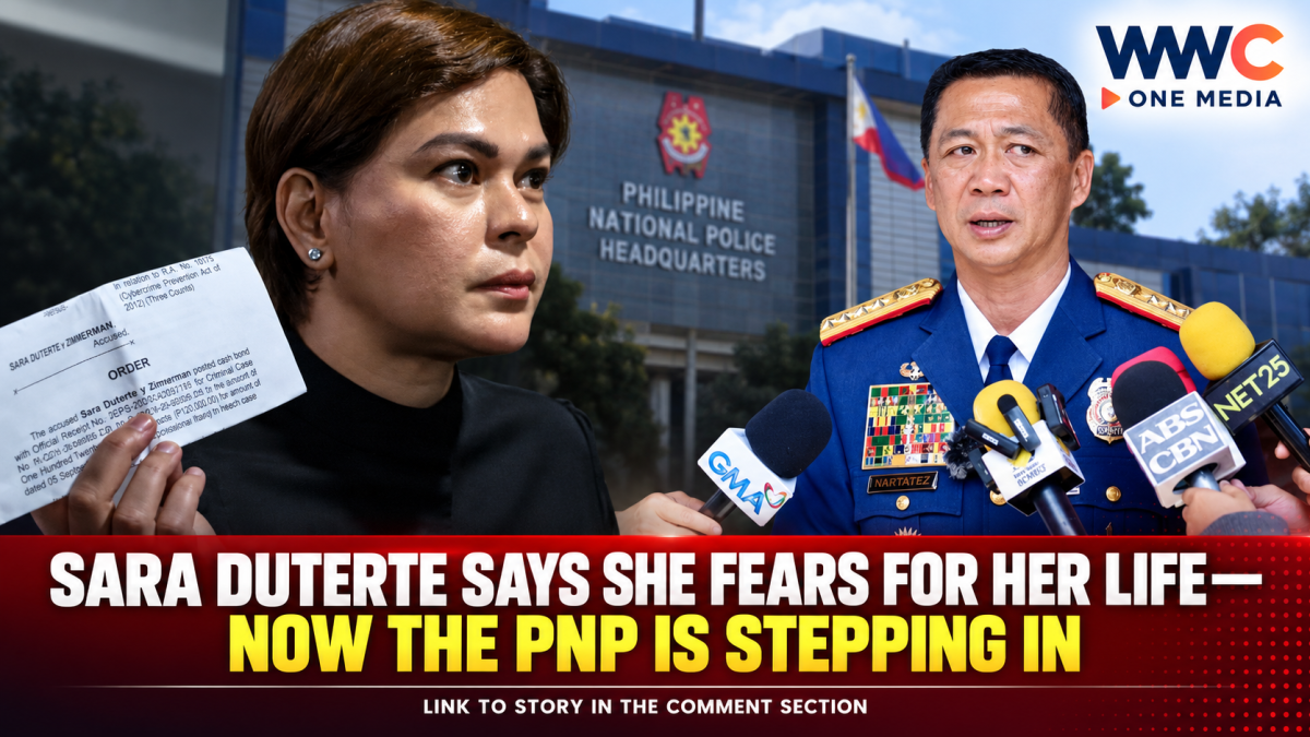 Sara Duterte Says She Fears for Her Life—Now the PNP Is Stepping In