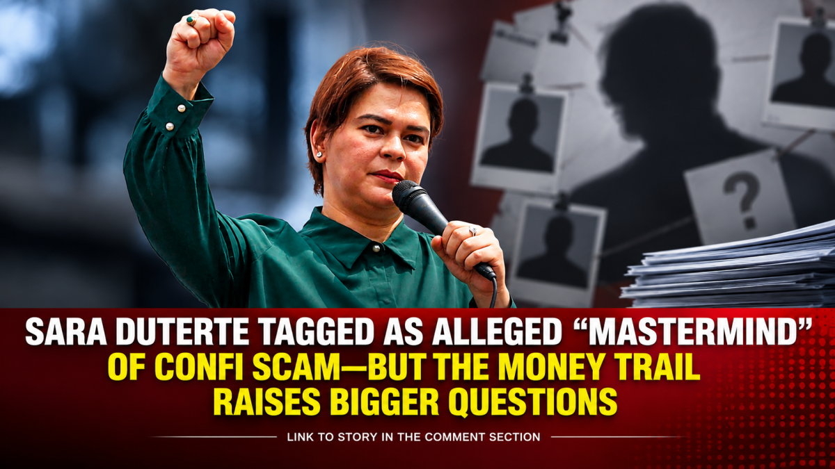 Sara Duterte Tagged as Alleged “Mastermind” of ₱612.5-M Confi Scam—But the Money Trail Raises Bigger Questions