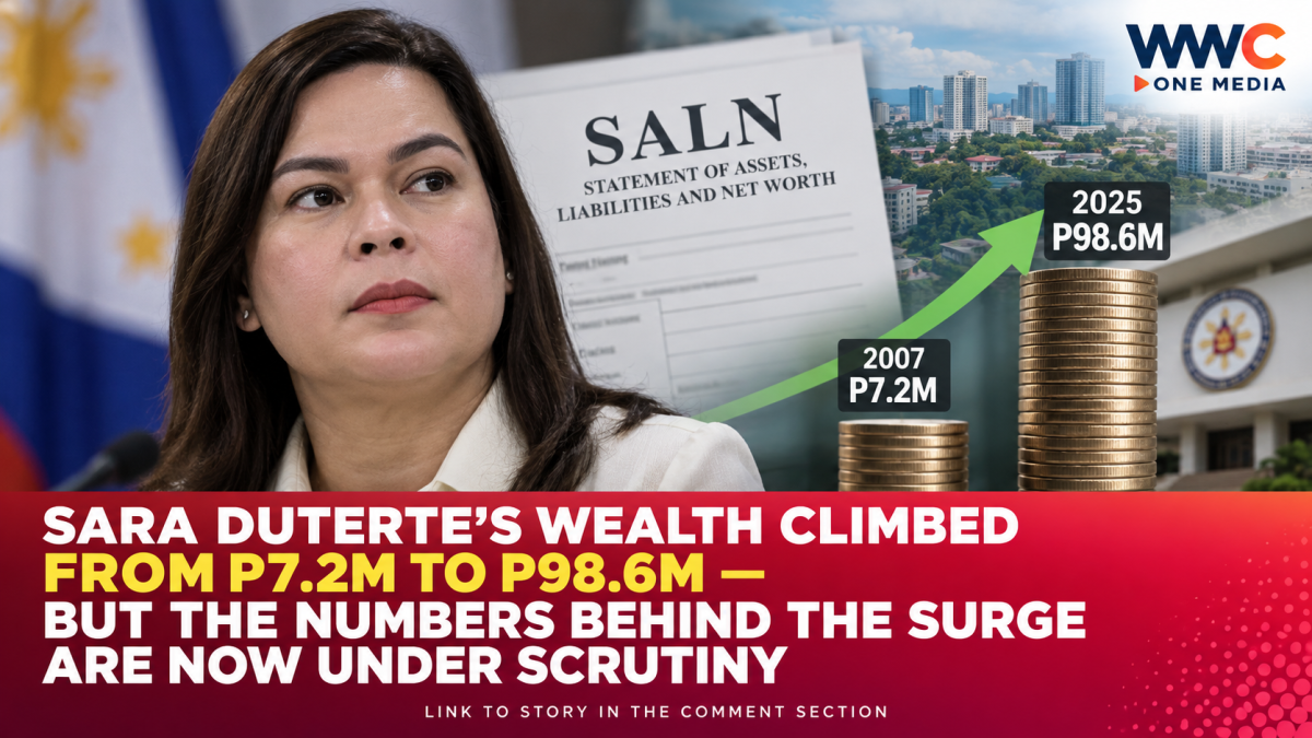 Sara Duterte’s Wealth Climbed From P7.2M to P98.6M — But the Numbers Behind the Surge Are Now Under Scrutiny