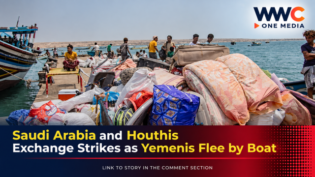 Saudi Arabia and Houthis Exchange Strikes as Yemenis Flee by Boat
