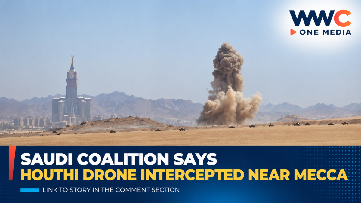 Saudi Coalition Says Houthi Drone Intercepted Near Mecca