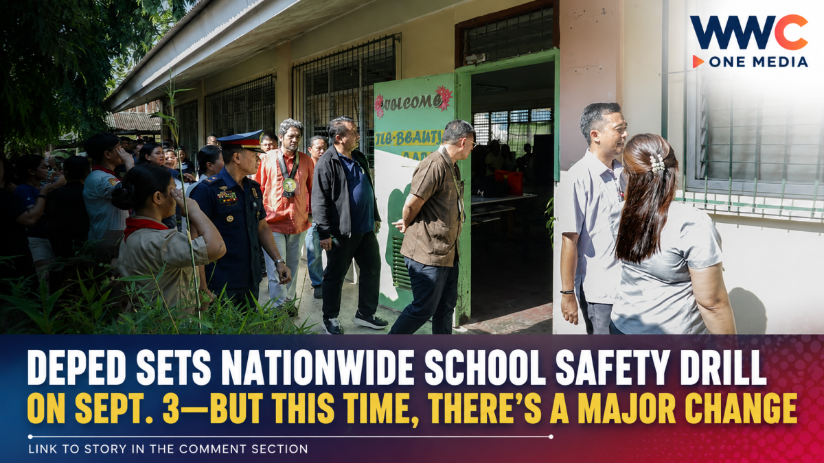 DepEd Sets Nationwide School Safety Drill on Sept. 3—But This Time, There’s a Major Change