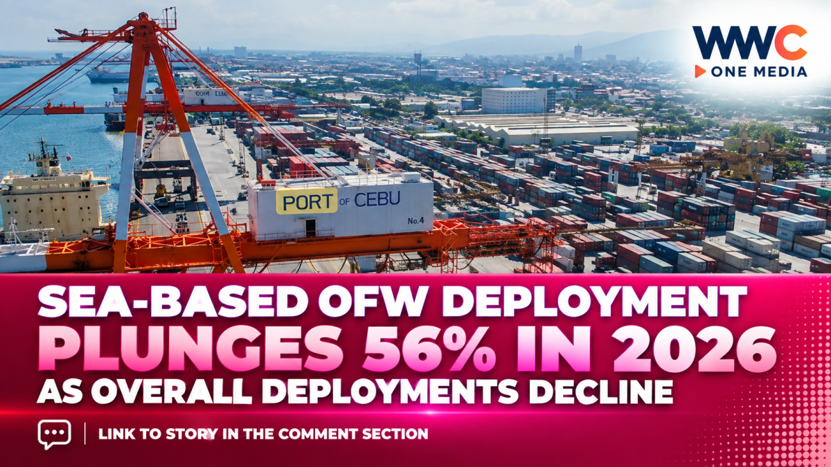Sea-Based OFW Deployment Plunges 56% in 2026 as Overall Deployments Decline