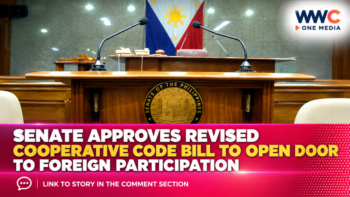 Senate Approves Revised Cooperative Code Bill to Open Door to Foreign Participation