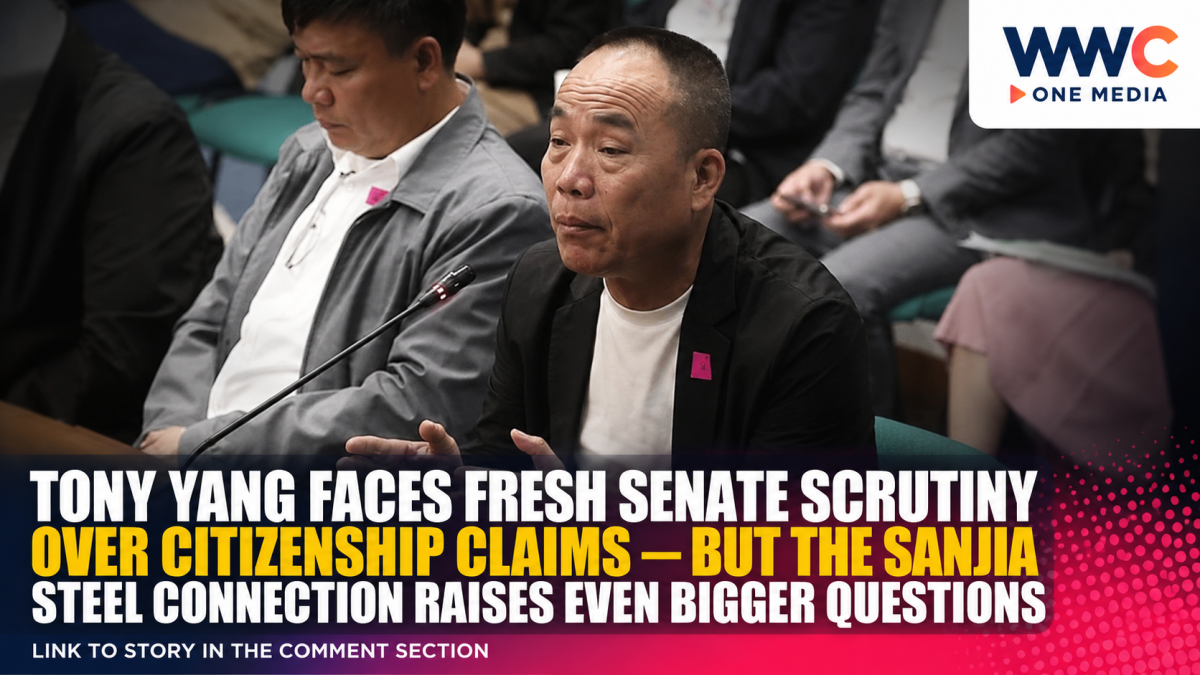 Tony Yang Faces Fresh Senate Scrutiny Over Citizenship Claims — But the Sanjia Steel Connection Raises Even Bigger Questions