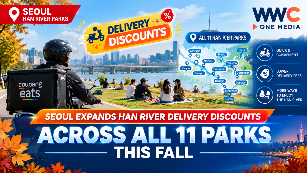 Seoul Expands Han River Delivery Discounts Across All 11 Parks This Fall