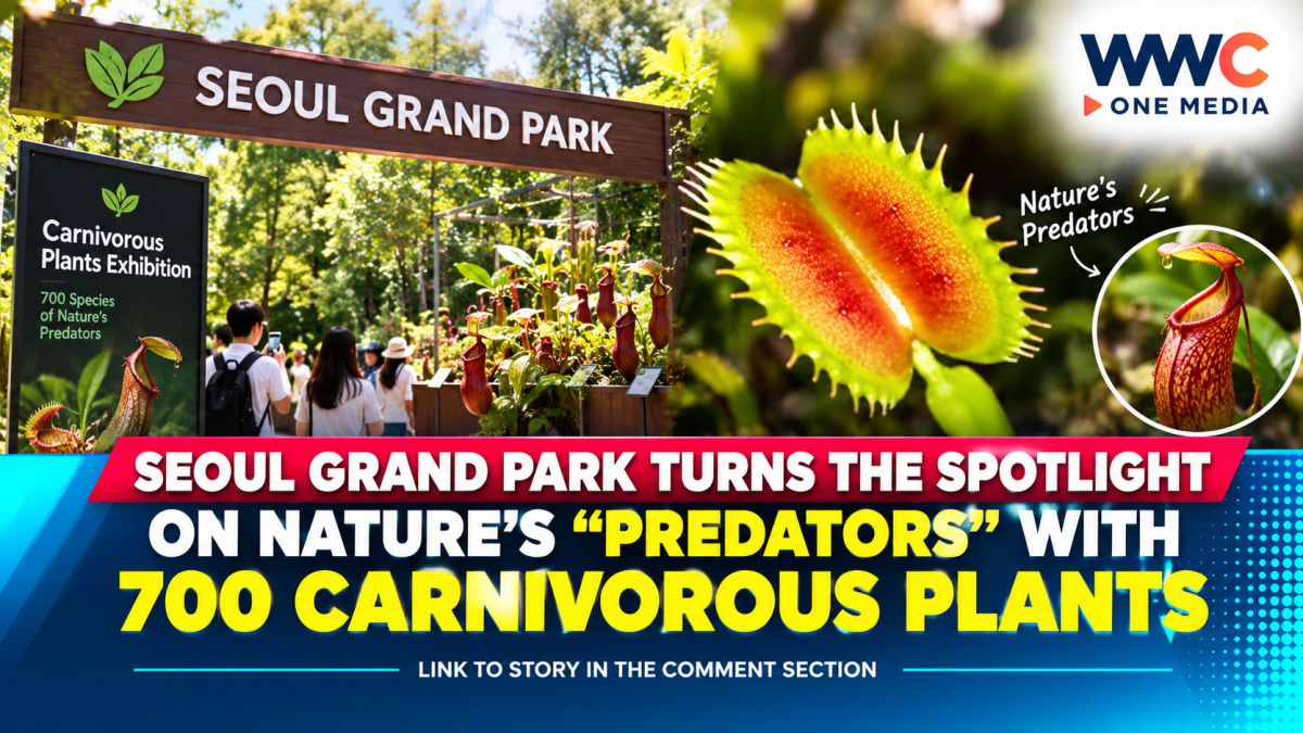 Seoul Grand Park Turns the Spotlight on Nature’s “Predators” With 700 Carnivorous Plants