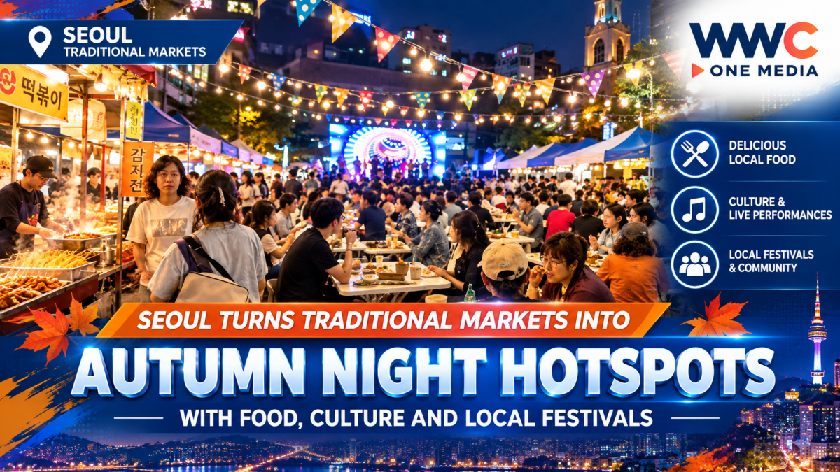 Seoul Turns Traditional Markets Into Autumn Night Hotspots With Food, Culture and Local Festivals