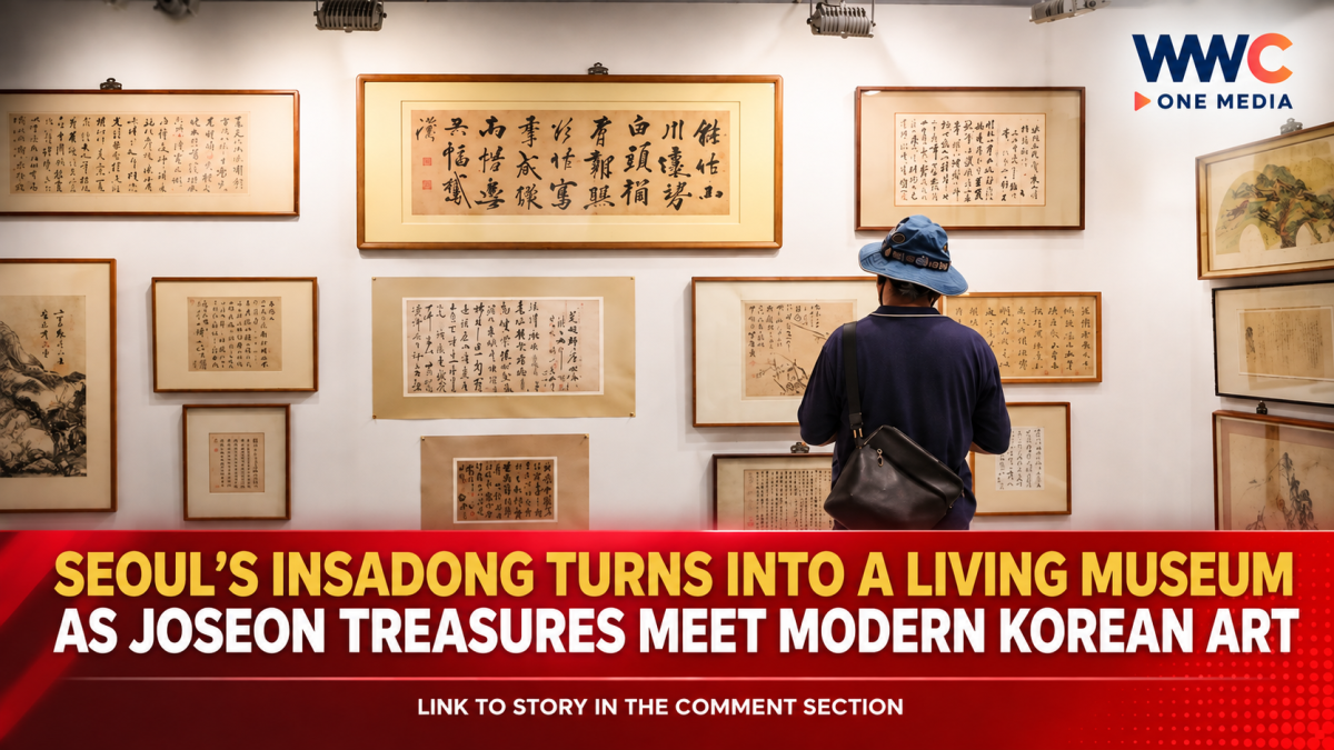 Seoul’s Insadong Turns Into a Living Museum as Joseon Treasures Meet Modern Korean Art