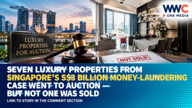 Seven Luxury Properties From Singapore’s S$3 Billion Money-Laundering Case Went to Auction — But Not One Was Sold
