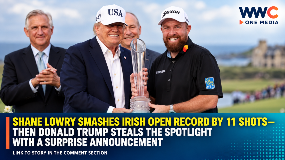 Shane Lowry Smashes Irish Open Record by 11 Shots—Then Donald Trump Steals the Spotlight With a Surprise Announcement
