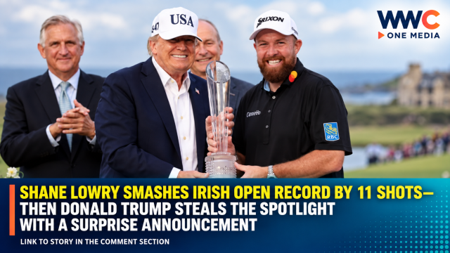 Shane Lowry Smashes Irish Open Record by 11 Shots—Then Donald Trump Steals the Spotlight With a Surprise Announcement