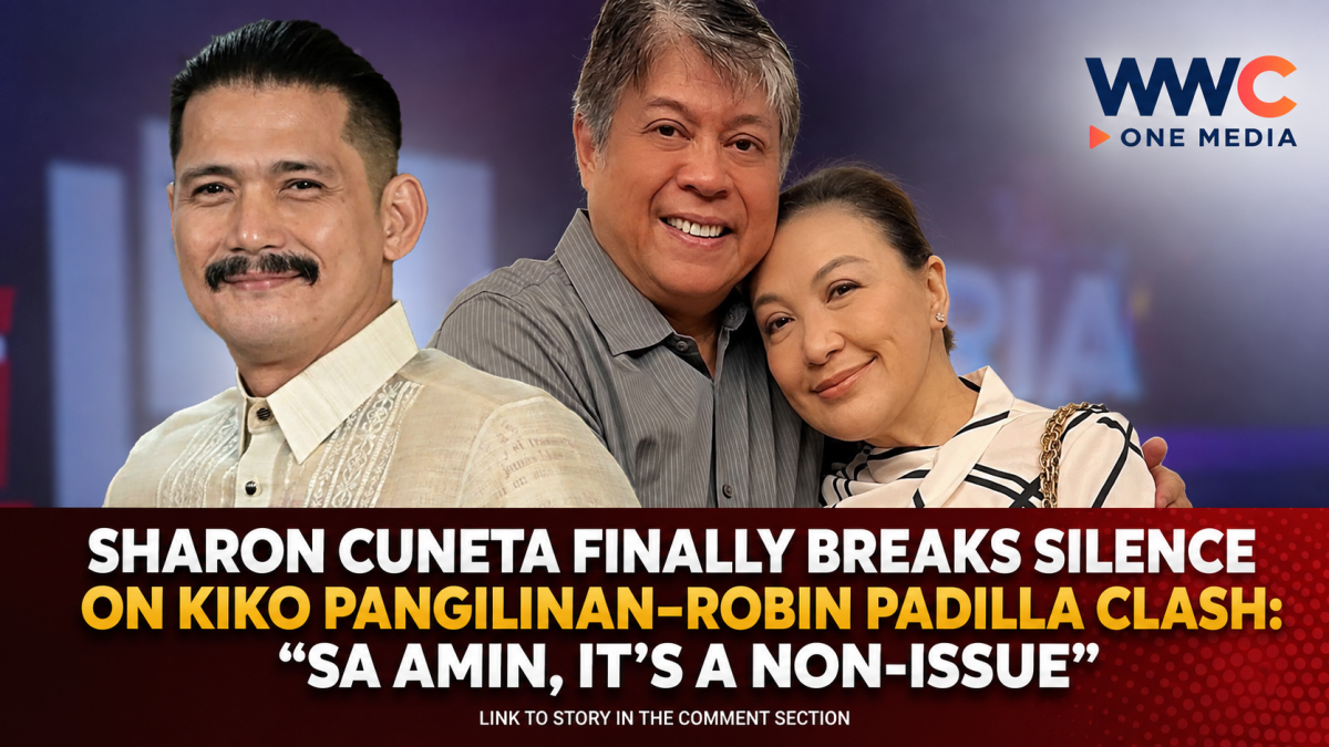 Sharon Cuneta Finally Breaks Silence on Kiko Pangilinan–Robin Padilla Clash: “Sa Amin, It’s a Non-Issue”