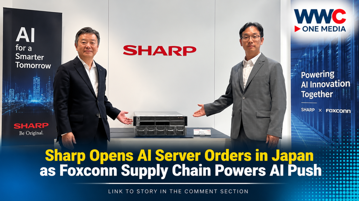Sharp Opens AI Server Orders in Japan as Foxconn Supply Chain Powers AI Push