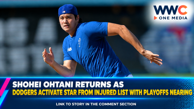 Shohei Ohtani Returns as Dodgers Activate Star From Injured List With Playoffs Nearing
