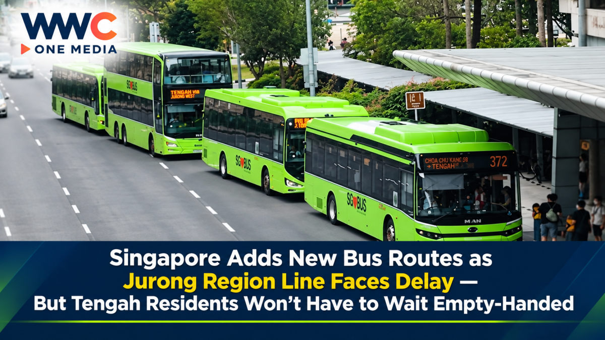 Singapore Adds New Bus Routes as Jurong Region Line Faces Delay — But Tengah Residents Won’t Have to Wait Empty-Handed