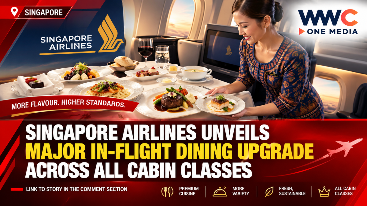 Singapore Airlines Unveils Major In-Flight Dining Upgrade Across All Cabin Classes