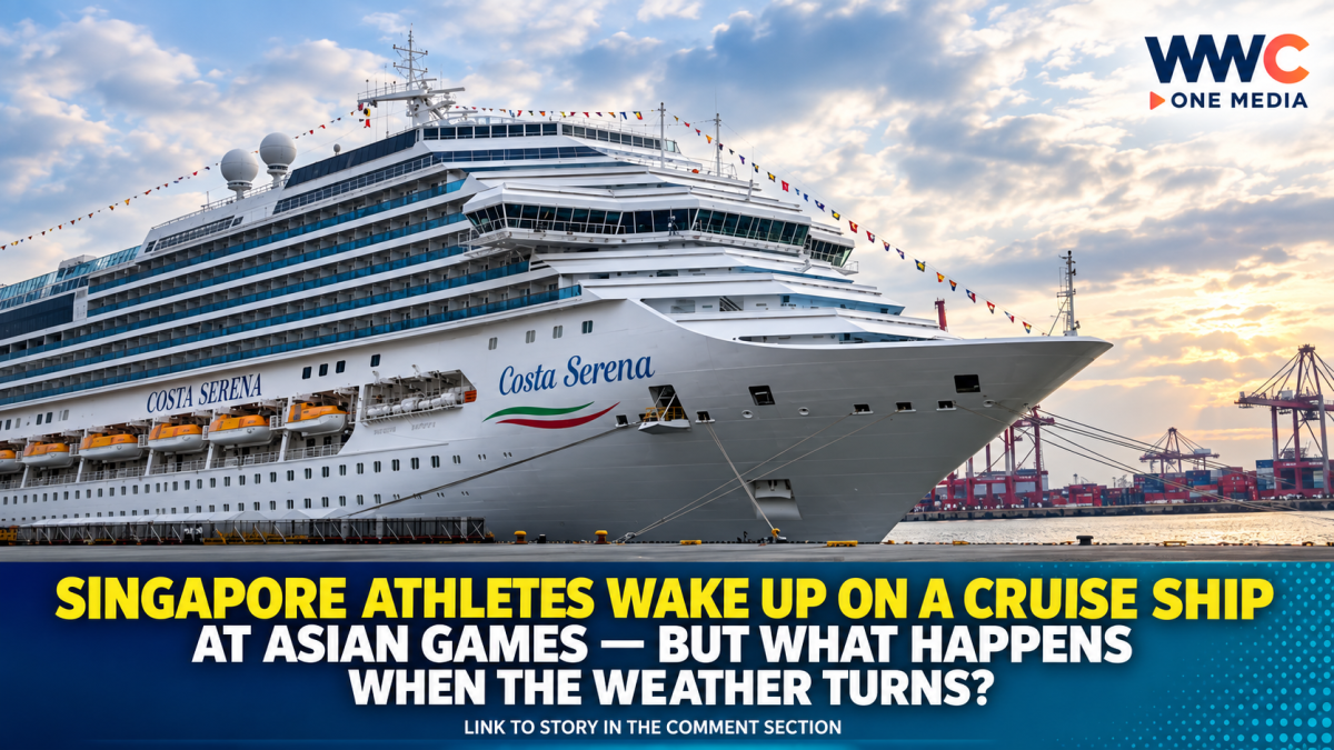 Singapore Athletes Wake Up on a Cruise Ship at Asian Games — But What Happens When the Weather Turns?