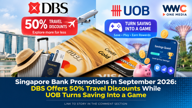 Singapore Bank Promotions in September 2026: DBS Offers 50% Travel Discounts While UOB Turns Saving Into a Game
