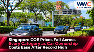 Singapore COE Prices Fall Across Every Category as Car Ownership Costs Ease After Record High
