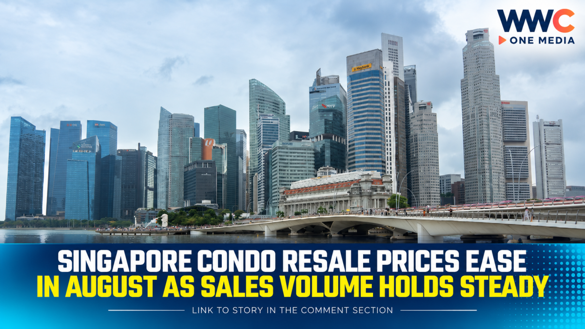 Singapore Condo Resale Prices Ease in August as Sales Volume Holds Steady