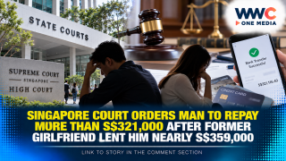 Singapore Court Orders Man to Repay More Than S$321,000 After Former Girlfriend Lent Him Nearly S$359,000