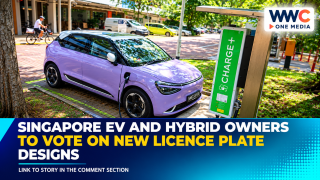 Singapore EV and Hybrid Owners to Vote on New Licence Plate Designs