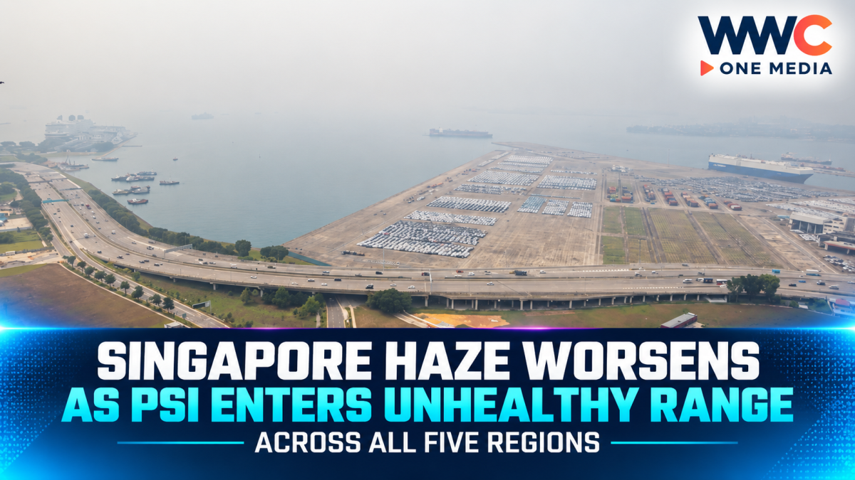 Singapore Haze Worsens as PSI Enters Unhealthy Range Across All Five Regions