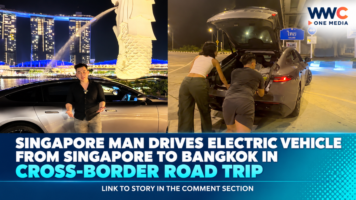 Singapore Man Drives Electric Vehicle From Singapore to Bangkok in Cross-Border Road Trip