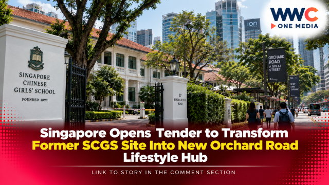 Singapore Opens Tender to Transform Former SCGS Site Into New Orchard Road Lifestyle Hub