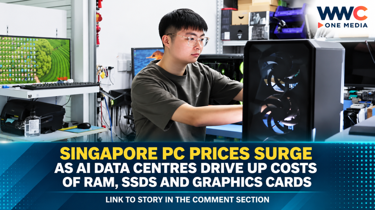 Singapore PC Prices Surge as AI Data Centres Drive Up Costs of RAM, SSDs and Graphics Cards