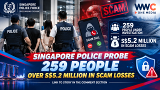 Singapore Police Probe 259 People Over S$5.2 Million in Scam Losses
