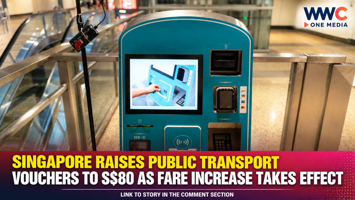 Singapore Raises Public Transport Vouchers to S$80 as Fare Increase Takes Effect