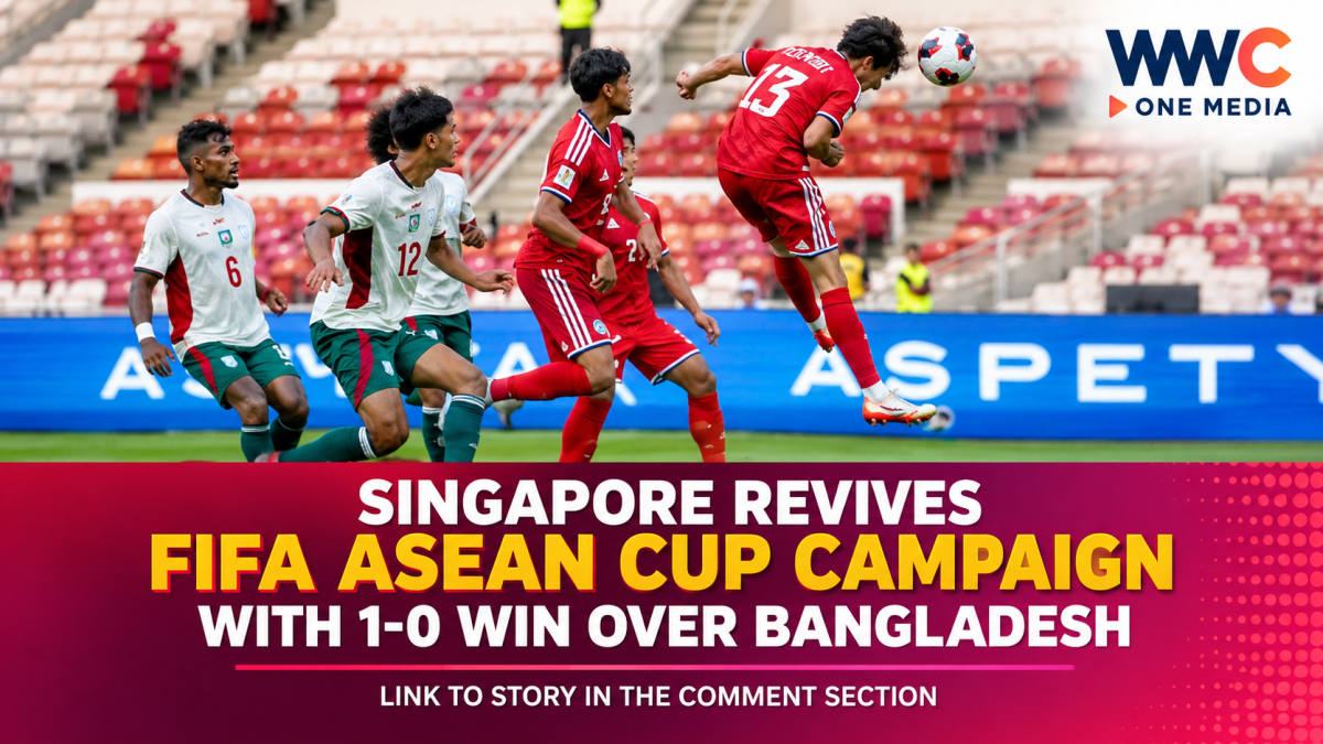 Singapore Revives FIFA ASEAN Cup Campaign With 1-0 Win Over Bangladesh