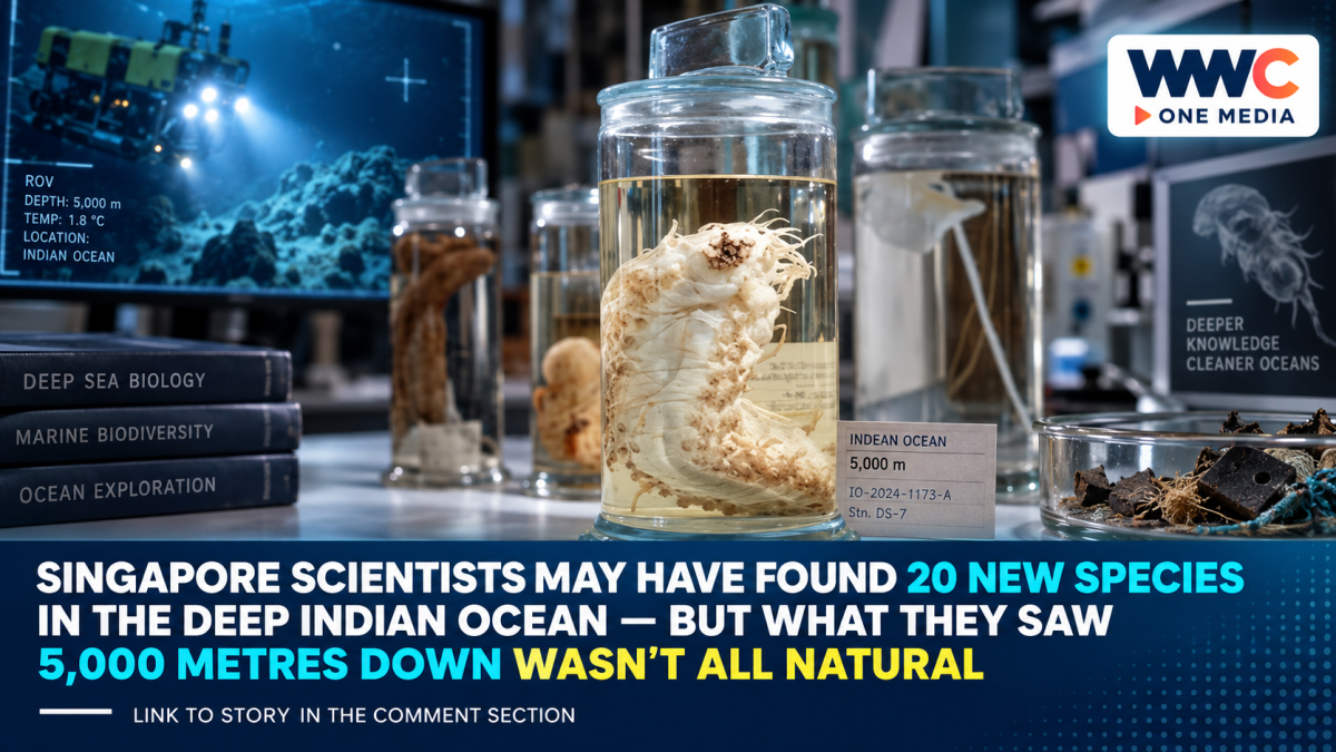 Singapore Scientists May Have Found 20 New Species in the Deep Indian Ocean — But What They Saw 5,000 Metres Down Wasn’t All Natural